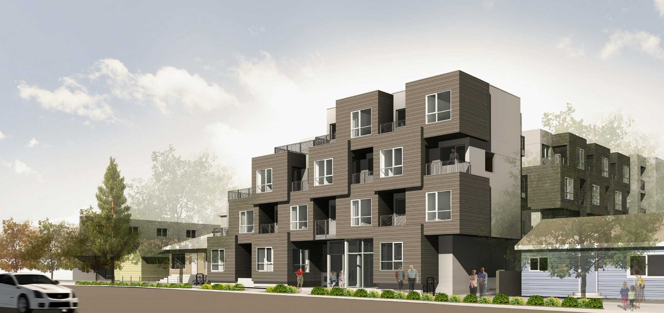 Senior affordable housing development topped out in Santa Monica